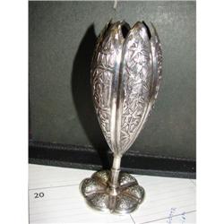 Silver hallmarked Ornate Vase