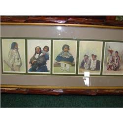 Native American Indian  Set of Post Cards Rhinehar