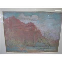 Arthur J. Hammond  Watercolor Mountains 64