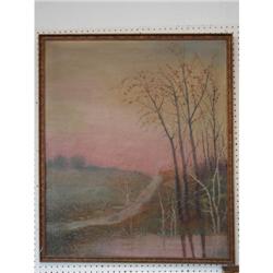 Oil on Canvas Signed JH Crane