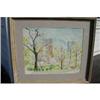 Image 1 : Signed Guy Wiggins Watercolor on Paper