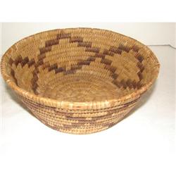 Round Native American Basket
