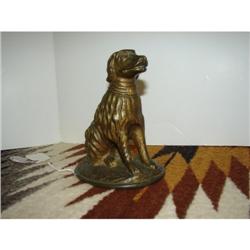 Bronze Dog Door Stop