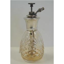 Mappin & Webb Perfume Bottle w/Sterling Atomizer