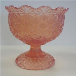 Pink Opalescent Candy dish