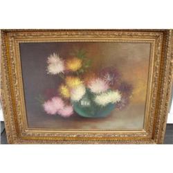 Floral Still Life Oil on Canvas