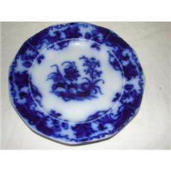 Flow Blue Plate 10 1/2"