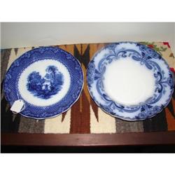 2 Flow Blue Plates