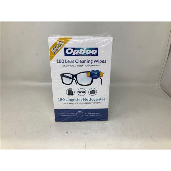Optico 180 Lens Cleaning Wipes