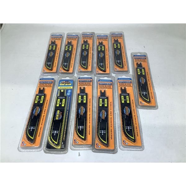 Spyder Bore-Blade Lot Of 11