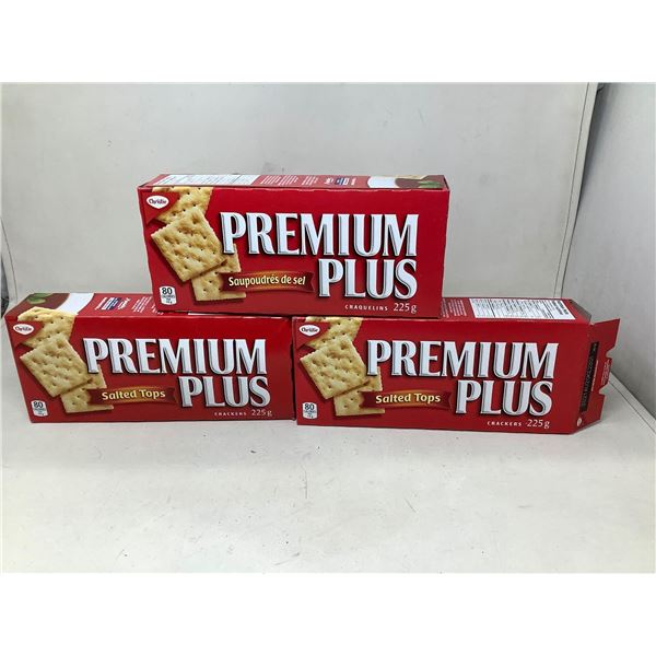 Premium Plus Salted Top Crackers (3 X 225G)