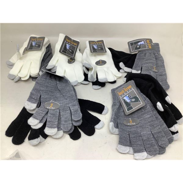 Assorted Lot Of Touch Screen Gloves