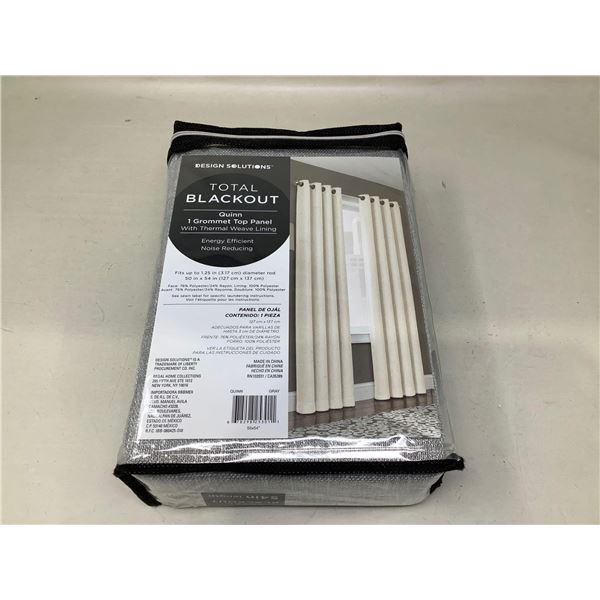 Design Solutions Total Blackout Quinn 1 Grommet Top Panel