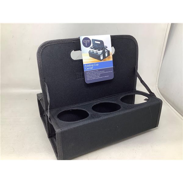 Core Kitchen Folding Cup Carrier Holds 6 Cups