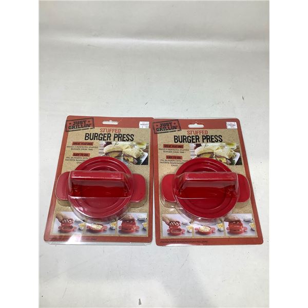 Just Grillin Stuffed Burger Press Lot Of 2