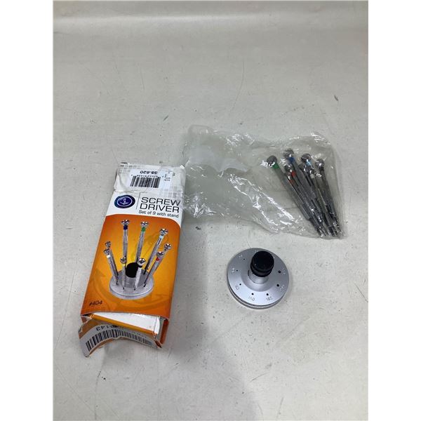 Screw Driver Set Of 9 With Stand