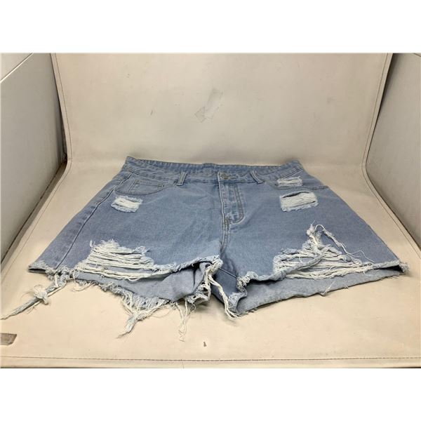 Shein Womens Ripped Jean Shorts