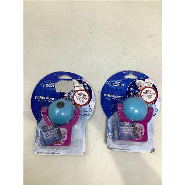 Disney Frozen Projectable Night Light Lot Of 2