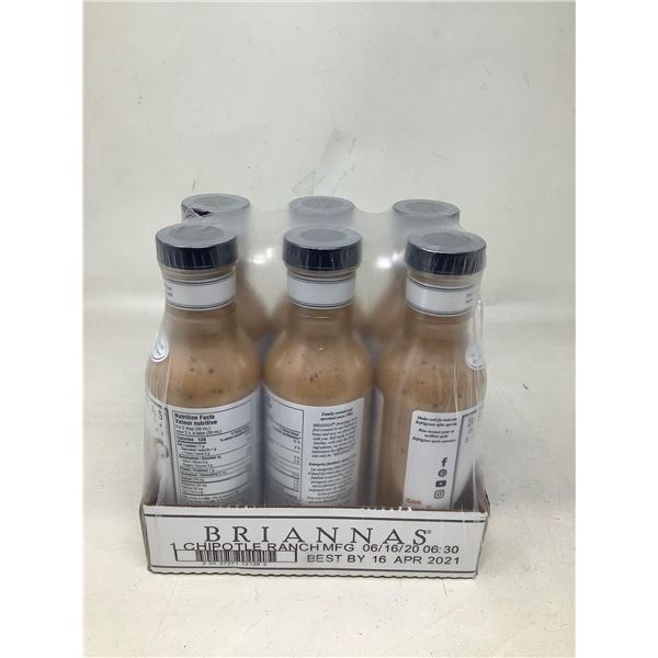 Briannas Chipotle Ranch Lot Of 6