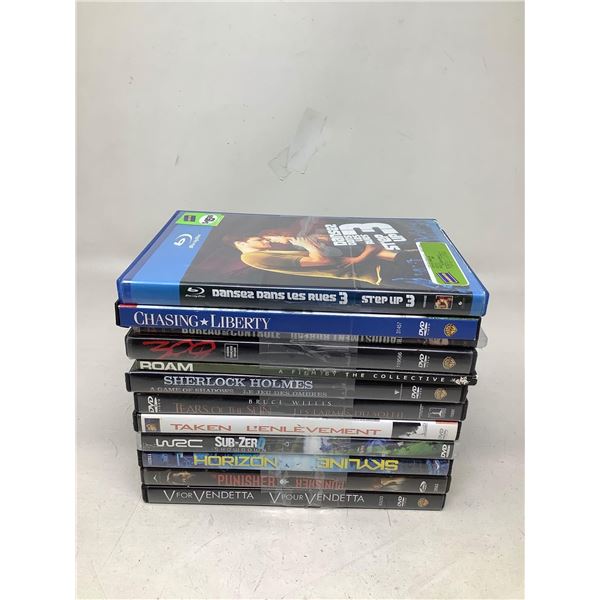 Assorted Lot Of 12 DVD's