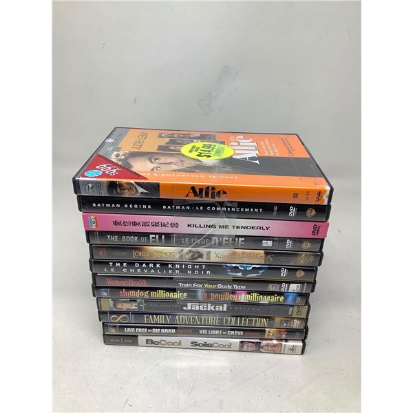 Assorted Lot Of 12 DVD's