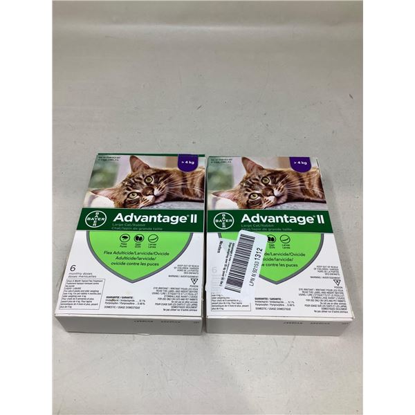 Advantage II Flea Adulticide Lot Of 2