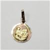 Image 1 : 10K Yellow Gold Amulet Pendant (~weight 0.97g), Made in Canada, Suggested Retail Value $500