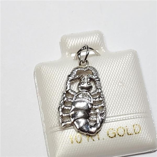 10K White Gold Pendant (~weight 1.2g), Made in Canada, Suggested Retail Value $600
