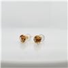 Image 3 : 10K Yellow Gold Citrine(1.2ct) Earrings (~weight 0.46g), Made in Canada, Suggested Retail Value $300