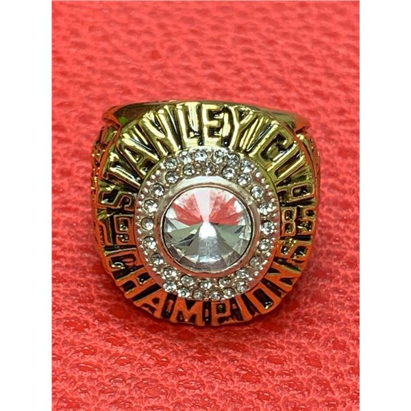 NHL Stanley Cup Champions 1984/1985 Edmonton Oilers Peter Pocklington Owners Ring