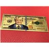 Image 1 : USA Certificate $1000000 Donald Trumop Gold Clad foiled Bank Note, collector