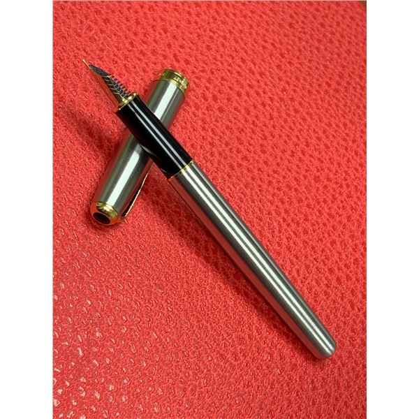 NEW Parker Iridium Point Stainless Steel Fountain Pen