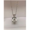 Image 1 : Ladies NEW 1.0 Carat Brilliant Cut Solitaire Pendant & Chain Gift Set NEW