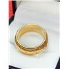 Image 3 : Golden 14K GP Spinning Band, Gents NEW size 8