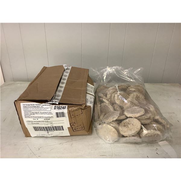 Case of Frozen Pork Sausage Rounds (10lbs)
