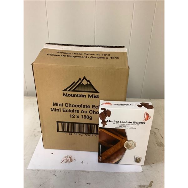 Case of Frozen Mountain Mist Mini Chocolate Eclairs (12 x 180g)