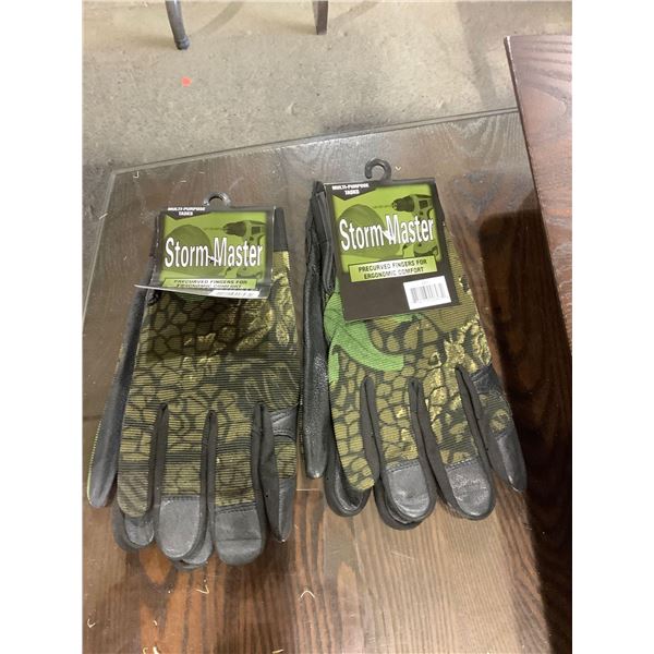 Storm Master Multi-Purpose Gloves Lot of 2