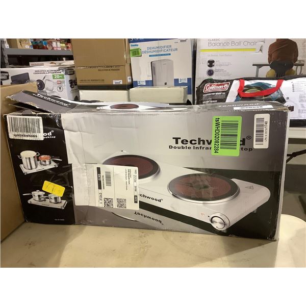 Techwood Double Infrared Cooktop