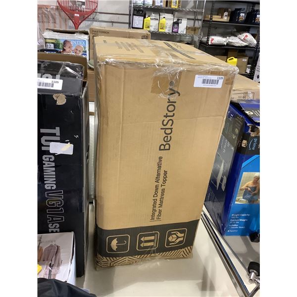 BedStory Full Size Integrated Down Alternative Mattress Topper