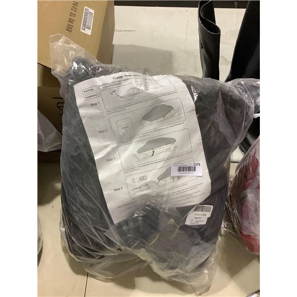 Heavy Duty Trailer Boat Cover - Model: B1604-00101BK