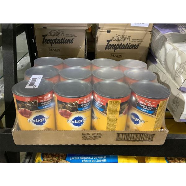 Pedigree Adult Dog Food w/ Real Beef (12 x 630g)