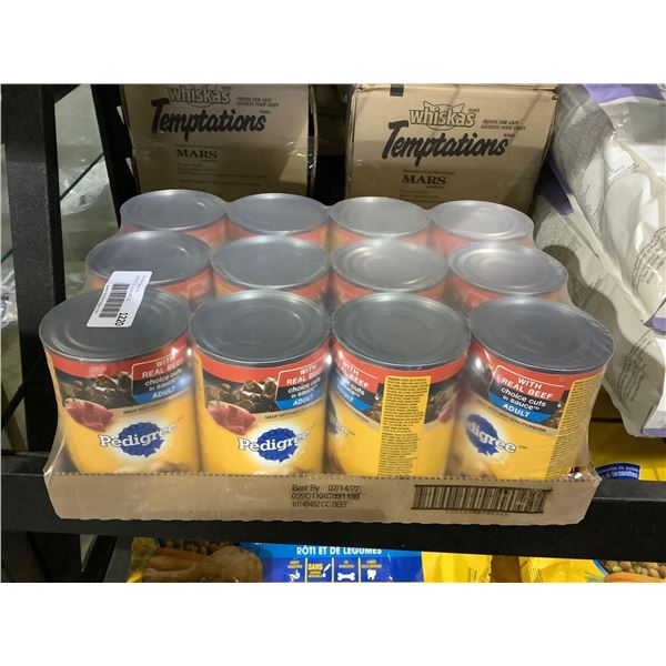 Pedigree Adult Dog Food w/ Real Beef (12 x 630g)