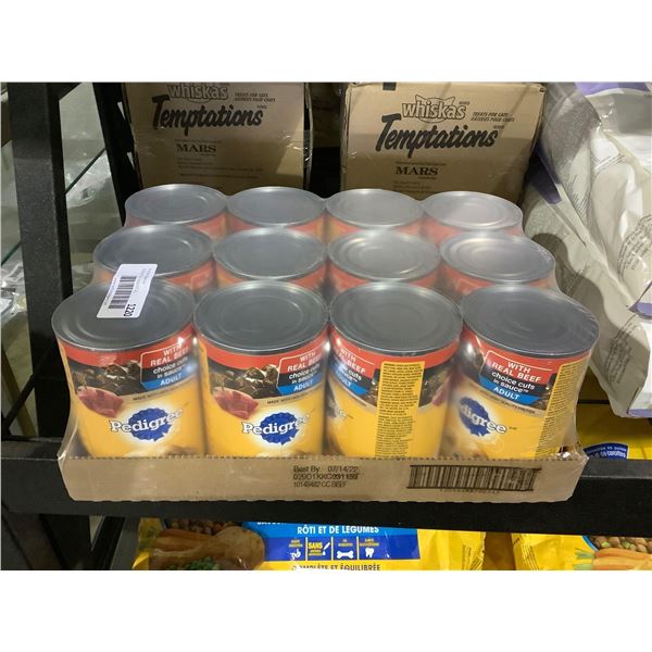 Pedigree Adult Dog Food w/ Real Beef (12 x 630g)
