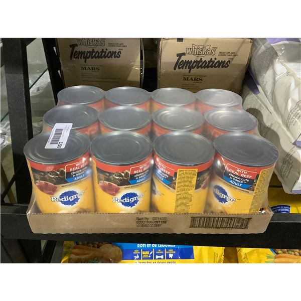 Pedigree Adult Dog Food w/ Real Beef (12 x 630g)