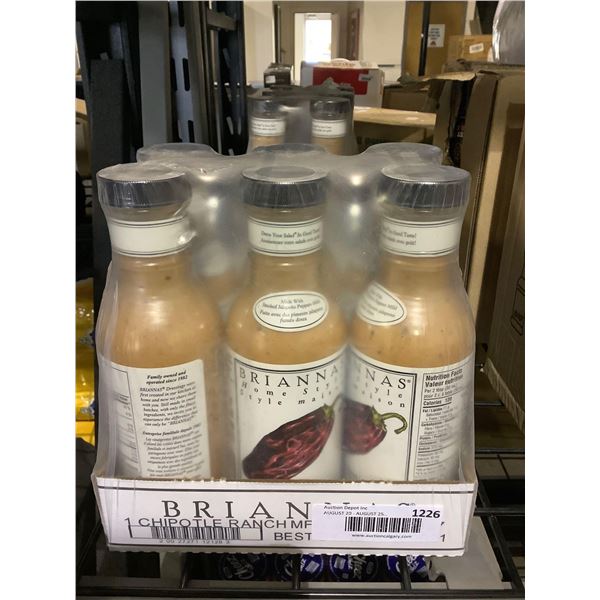 Brianna's Chipotle Ranch Dressing (6 x 355mL)