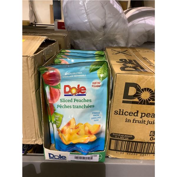 Case of Dole Sliced Peaches in Fruit Juice (8 x 382mL)