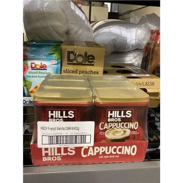 Case of Hills Bros Cappuccino Cafe Style Drink Mix (6 x 453g)