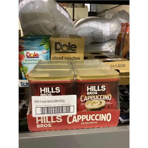 Case of Hills Bros Cappuccino Cafe Style Drink Mix (6 x 453g)
