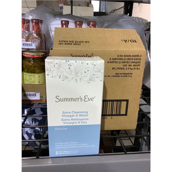 Case of 6 Summer's Eve Vinegar & Water Cleansers