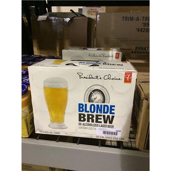President's Choice Blonde Brew De-Alcoholized Lager Beer (12 x 355mL)